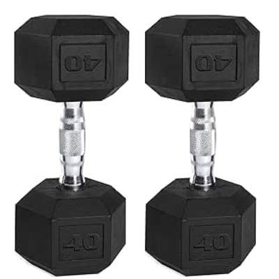 Imagen de Mancuerna Hexagonal Engomada 2,5kg Gfitness 1