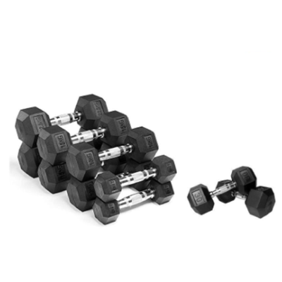Imagen de Mancuerna Hexagonal Engomada 2,5kg Gfitness 3
